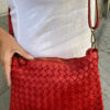 Bolso piel MF 115520 lav rojo modelo