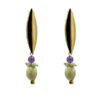 Pendientes Cyra morada