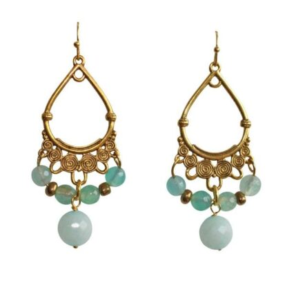 Pendientes Goa verde